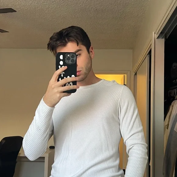 Zara White Long Slevee - Picture 3 of 3